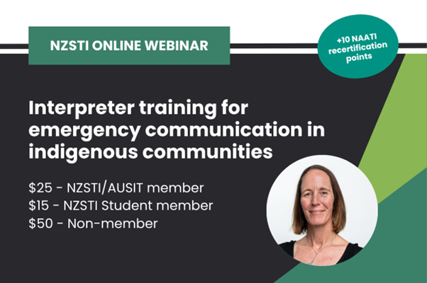 Interpreter training for emergency communication in indigenous communities