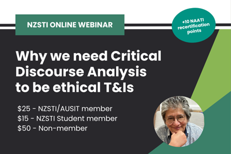 Why we need Critical Discourse Analysis to be ethical T&Is