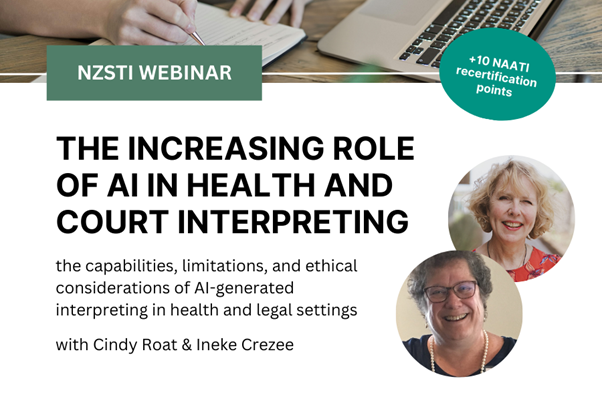 The increasing role of AI in health and court interpreting: Should we be worried?