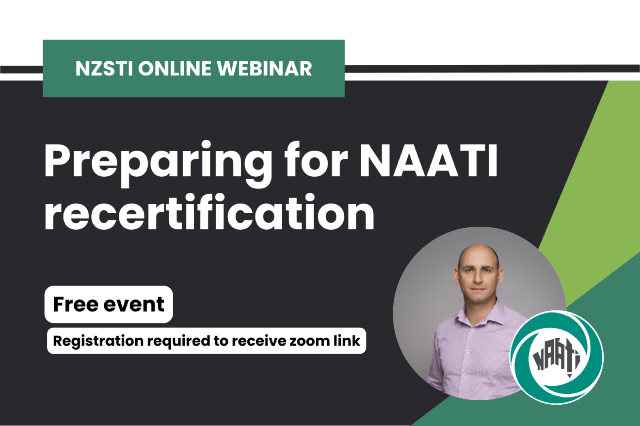 Preparing for NAATI recertification