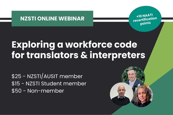 Exploring a workforce code for translators and interpreters